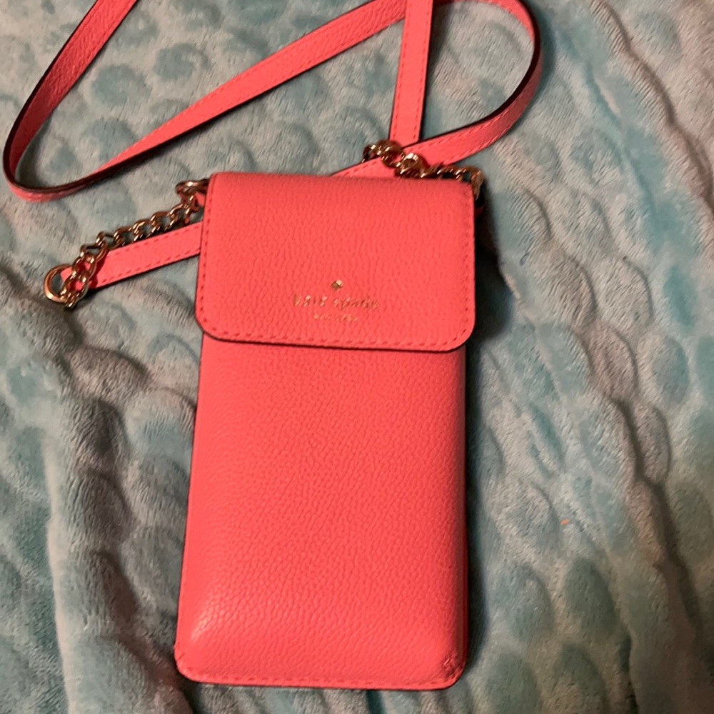 Peach color (rose gold) Kate spade wallet